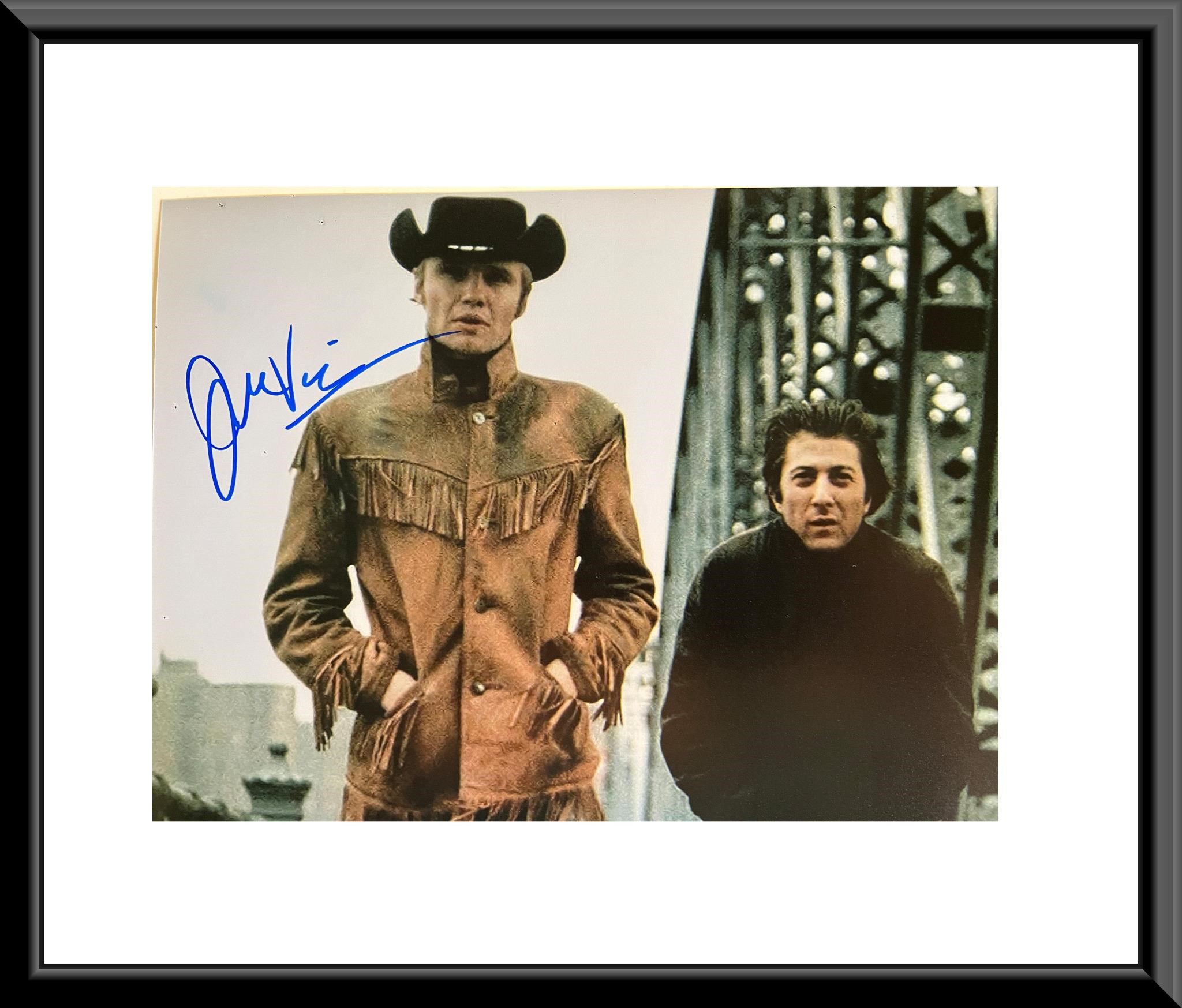 Midnight Cowboy Jon Voight signed movie photo