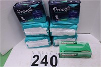 6 Packs of 14 Prevail Daily Male Guards One Size ~