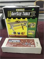 AnySize Table and masonry tools