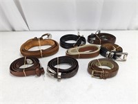 (8) Leather Belts