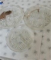 Wexford glass serving trays