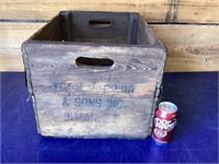 Old wooden box