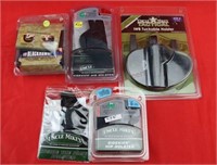 5 New Holsters Various Sizes