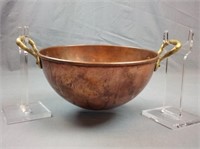 Antique Copper Kettle / Mixing Bowl