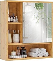 Purbambo Bathroom Wall Cabinet with Mirror