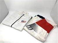New two piece men's jacket and pants USA flag