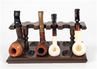 Savinelli, SMS, Lorenzo Pipes w/ Pipe Stand