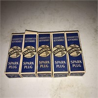 Vintage Champion Spark Plugs W/ Original Boxes