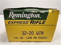 50 rds Remington 32-30 Win 100 gr