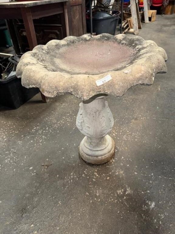 Concrete Bird Bath