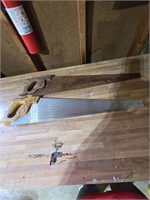 Two hand saws