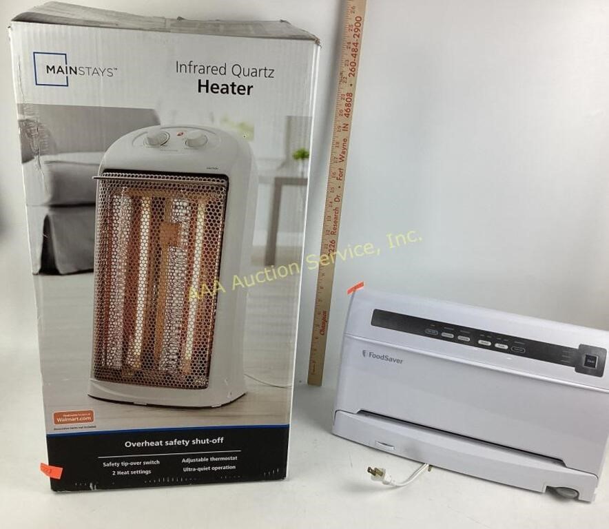 Mainstays Infrared Quartz Heater in original