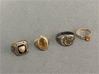 Assumed Gold and Sterling Silver Rings