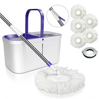 One Size  Mastertop Spin Mop and Bucket System wit