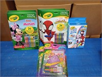 Crayola activity packs and markers