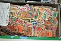 HUGE ESTATE COLLECTION OF CANCELLED STAMPS