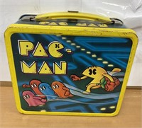 Rare PAC-MAN Aladdin Metal Lunch Box & Thermos