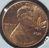 Marijuana penny