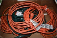 Six Extension Cords - 53', 3-25', 2-10'