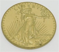 Vintage 3” $20 Dollar 1907 Saint-Gaudens Double