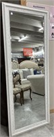 White Washed Full Length Wall Mirror  32 “ x 78”