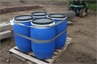 (4) Poly Barrels