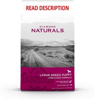Diamond Naturals Puppy Food  40lb Lamb-Rice