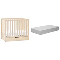 Colby 4-in-1 Crib with Trundle & Mattress