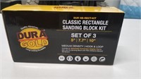 Dura Gold Classic 3 Pack Sanding Blocks