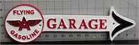 Cast iron Flying A Gasoline Garage sign