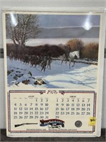 WINCHESTER 1976 MATTED CALENDAR