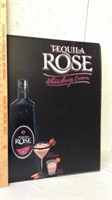 Tequila Rose strawberry cream thin metal sign
