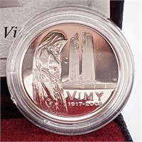 2002 Vimy Ridge Silver 5-Cent Coin by RCM