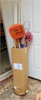 3/4 PVC, flower stakes, 1" dowel, and more