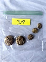 Military Brass Buttons