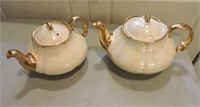 Pair Ellgreave Burslam England Teapots