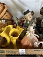 Figurines and Vase