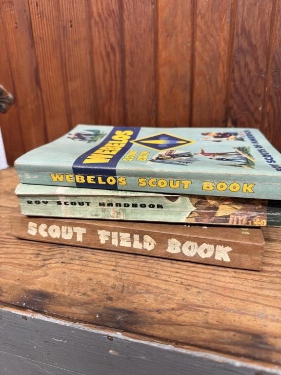 3 Vintage Boy Scout Handbooks