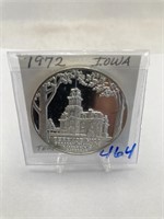 1972 Iowa Terrace Hill Comm. .999 Silver : 1972