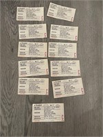 Vintage Disneyland Adult Admission Tickets