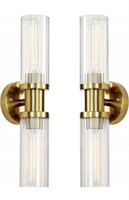 ACANER GOLD WALL SCONCES SET OF TWO,MORDEN VANITY