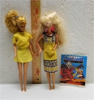 2 Vintage Barbies and Masters of the