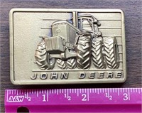 1982 John Deere Buckle: 50 Series Tractor, gold