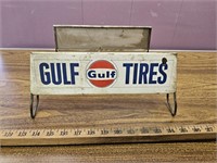 Vintage Gulf Tire Display Rack