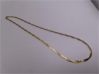 14kt Ylw Gold DoubleWoven 17" Necklace 3.5g