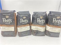 New (4) Peet's Coffee Major Dickason's Blend,