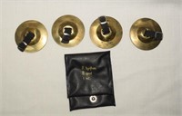 Rhythm Band Inc Brass Zills/Finger Cymbals w/Pouch