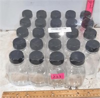 24 - Clear Food Grade Plastic Bottles