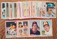 1978 Baseball Card Lot (x50)