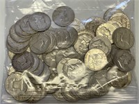 70 - 90% silver Franklin half dollars